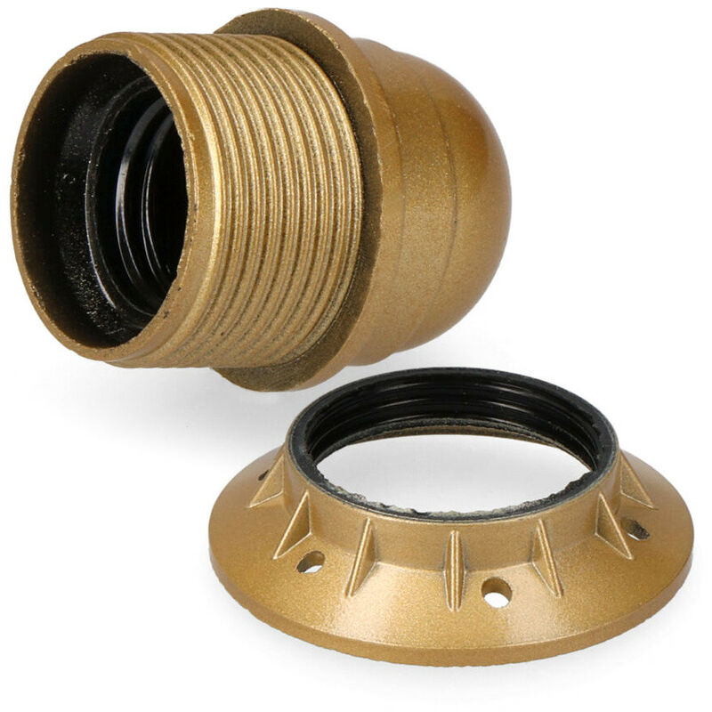 foto del prodotto carenatura e27 semifiltrata fralatn ronda dorata fralatn termoplastico 250 250v fralatn interno
