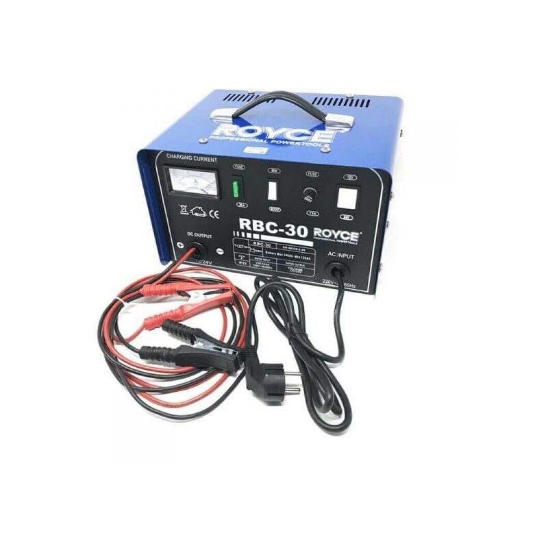 foto del prodotto carica batteria 12 24v 30a auto moto camper barca caricabatterie portatile