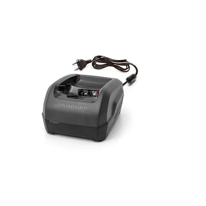 foto del prodotto carica batteria per attrezzi da giardino husqvarna qc250