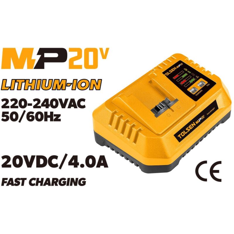 foto del prodotto carica batterie 20v 4ah