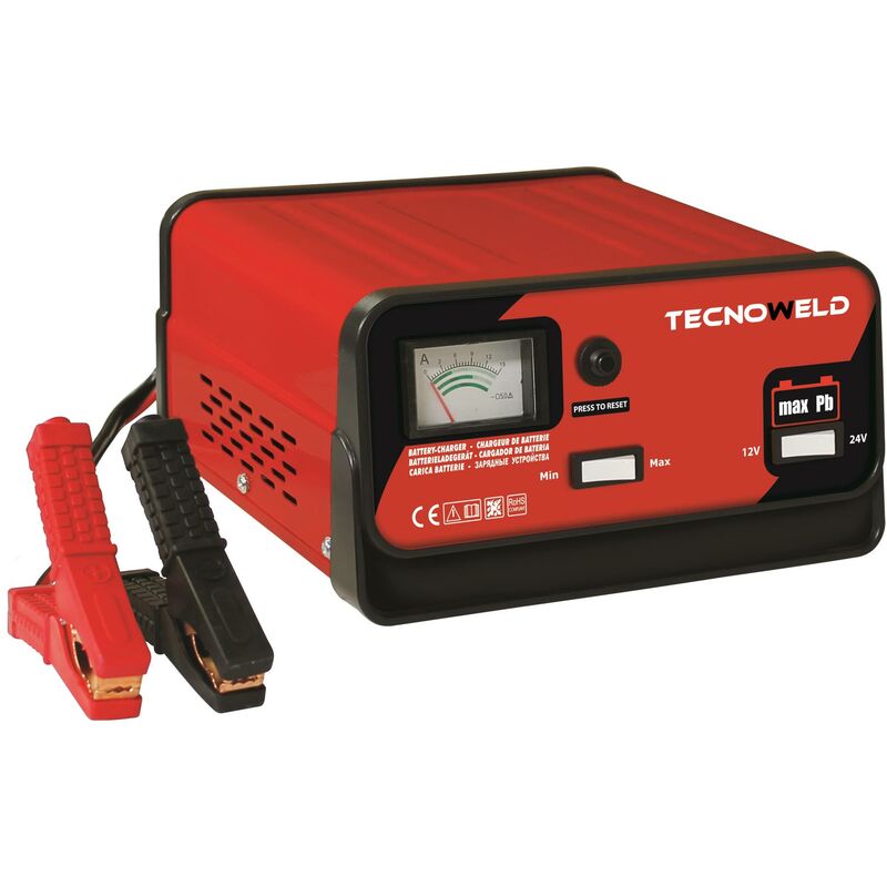 foto del prodotto caricabatteria auto 12 24v 20 150ah tecnoweld t4