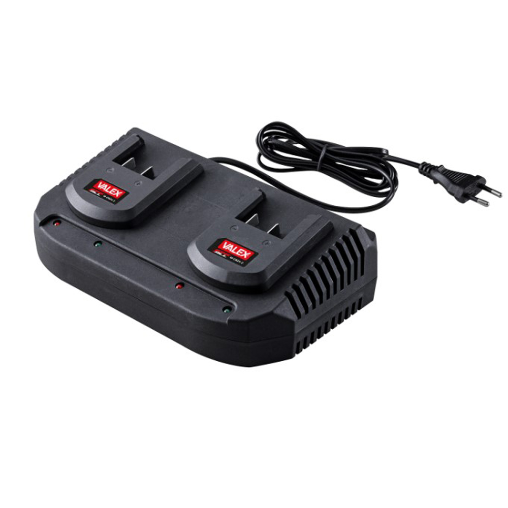 foto del prodotto caricabatteria caricatore batteria doppio 2,4ah oneall 18v m cb24 2 valex