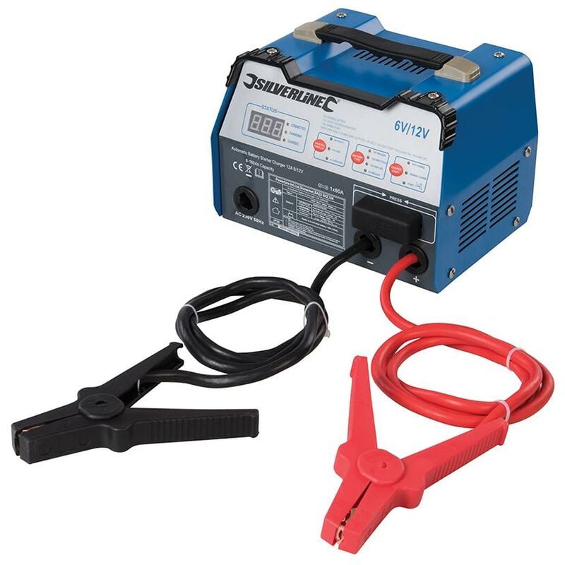 foto del prodotto caricabatteria e avviatore automatico, 12 a, 6 12 v capacit 8 180 ah