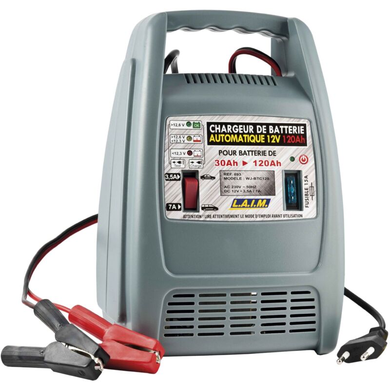 foto del prodotto caricabatterie automatico 120 ah