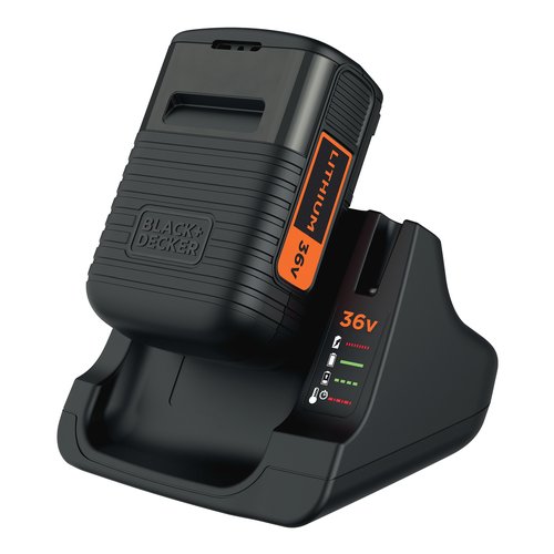 foto del prodotto caricabatterie black &amp; decker bdc2a36 starter kit con batteria