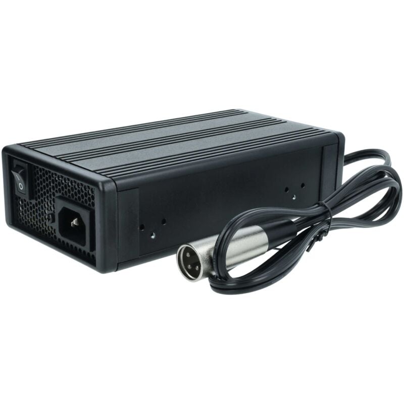 foto del prodotto caricabatterie compatibile con ambrogio l200r, l210, l32, l35, l85, l350, l250, twenty, l300 batterie li-ion di robot tagliaerba 24v - vhbw