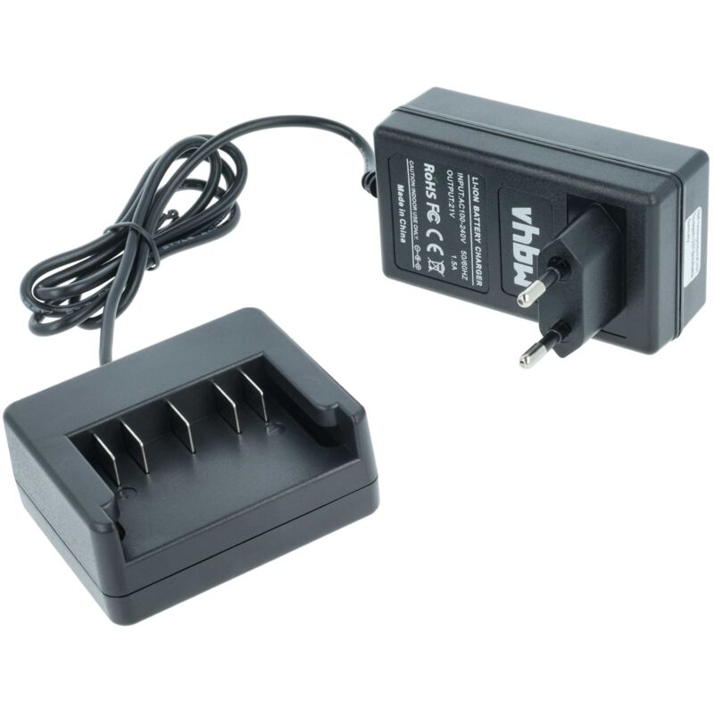 foto del prodotto caricabatterie compatibile con bosch gsr 18 2 li, gsr 18 ve 2 li, gsr 18 v li, gws 18 v li batterie di attrezzi vhbw