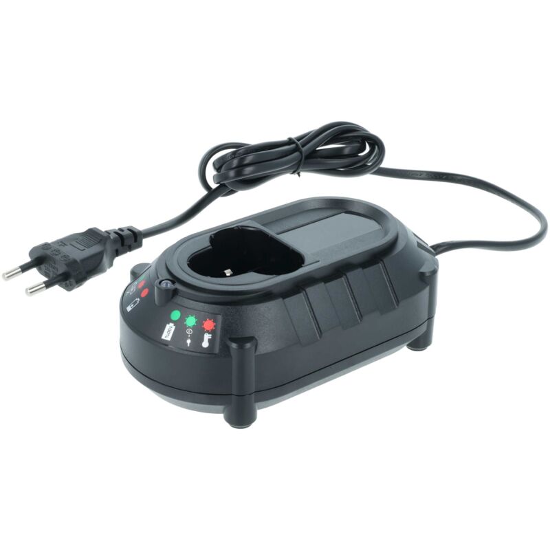 foto del prodotto caricabatterie compatibile con makita cesoie per arbusti uh200dwex, uh200, uh200dwe batterie li ion di attrezzi tipo 2, 10,8v vhbw