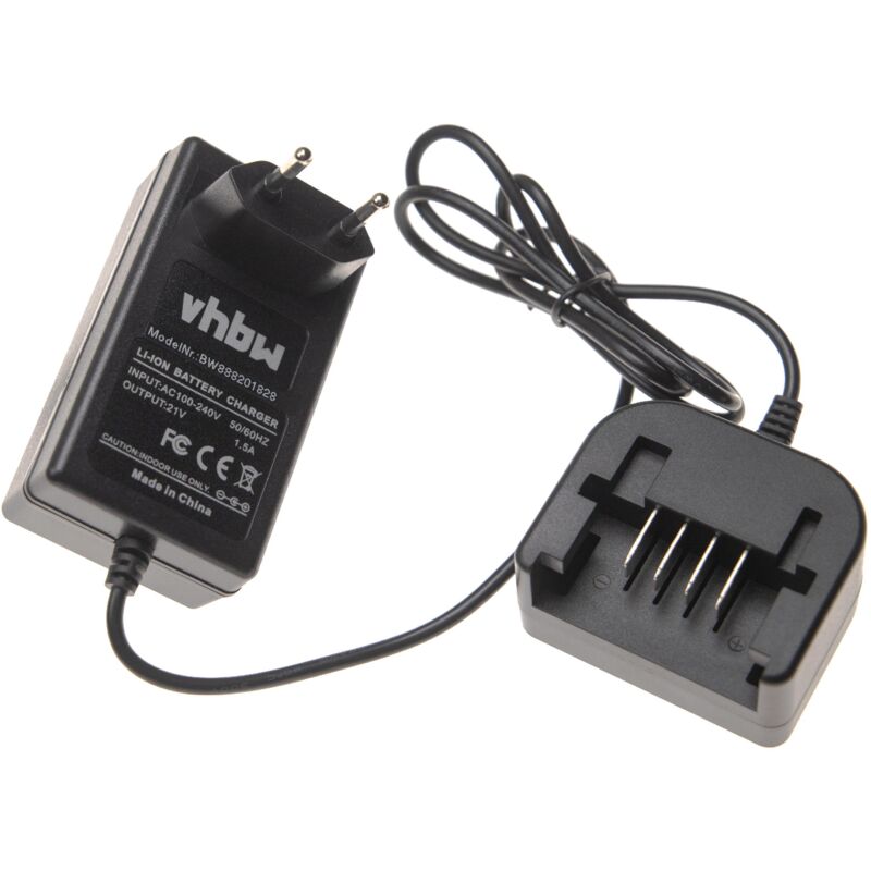 foto del prodotto caricabatterie compatibile con rockwell rk2812, rk2853k2, rk2812k, rk2852k2, rk2853, rk2853k, rk2812k2, rk2852 batterie li-ion di attrezzi, 21v - vhbw