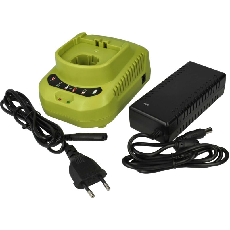 foto del prodotto caricabatterie compatibile con ryobi csl-180l, css-1801m, css-180l, cst-180m, cth1201, cth1202, cs1800 batterie ni-cd, nimh, li-ion di attrezzi - vhbw