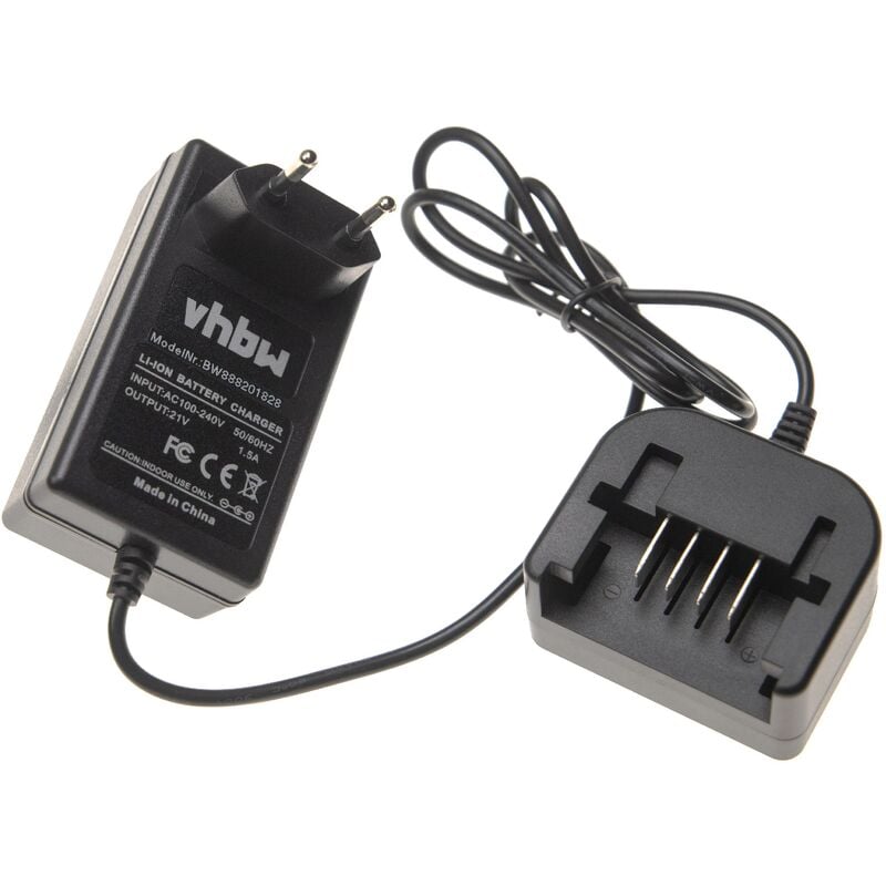 foto del prodotto caricabatterie compatibile con worx wg629e.91, wg778e, wg894e, wg629e.1, wg894e.5, wg629e.9, wg779, wg778e.1 batterie li-ion di attrezzi, 21v - vhbw