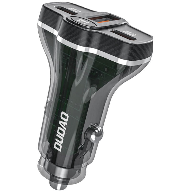 foto del prodotto caricabatterie da auto r78 78w usb-c pd 2xusb-a qc - nero