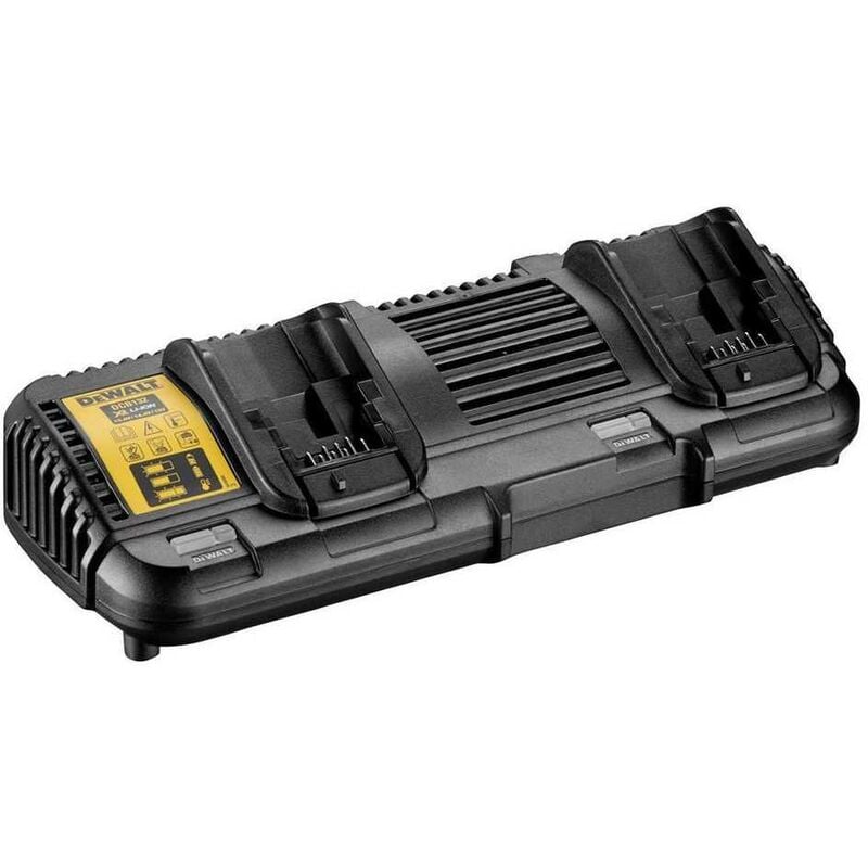 foto del prodotto caricabatterie doppio dewalt dcb132 54v 18v