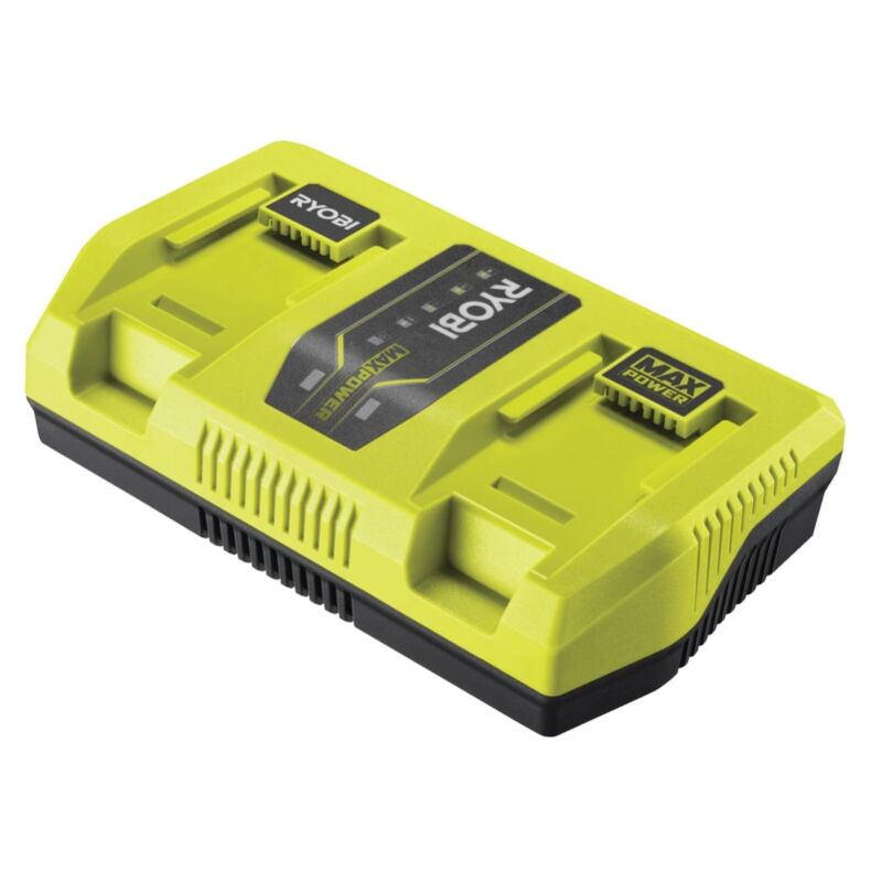 foto del prodotto caricabatterie doppio ryobi ry36c2pa 36v