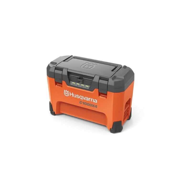 foto del prodotto caricabatterie husqvarna 40 c1000x4 1000w 36v ipx4 activecool per batterie bli x