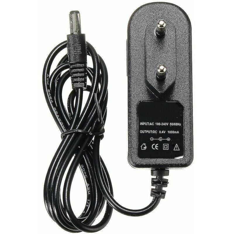 foto del prodotto caricabatterie intelligente 8,4 v 1 a per batteria li ion li po da 7,4 v 7,2 v arresto automatico
