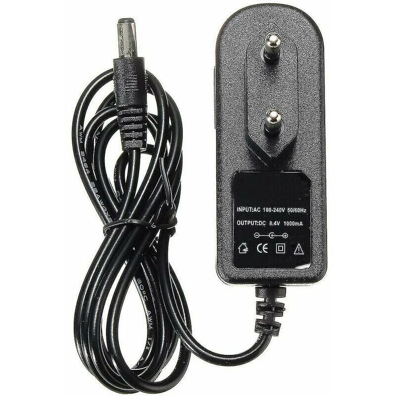 foto del prodotto caricabatterie intelligente 8,4 v 1 a per batteria li ion li po da 7,4 v 7,2 v arresto automatico