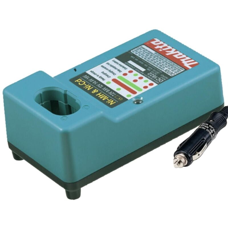 foto del prodotto caricabatterie per auto makita dc1822, ni mh, 7,2 18 v ni mh 7,2v 14,4 v dc1822