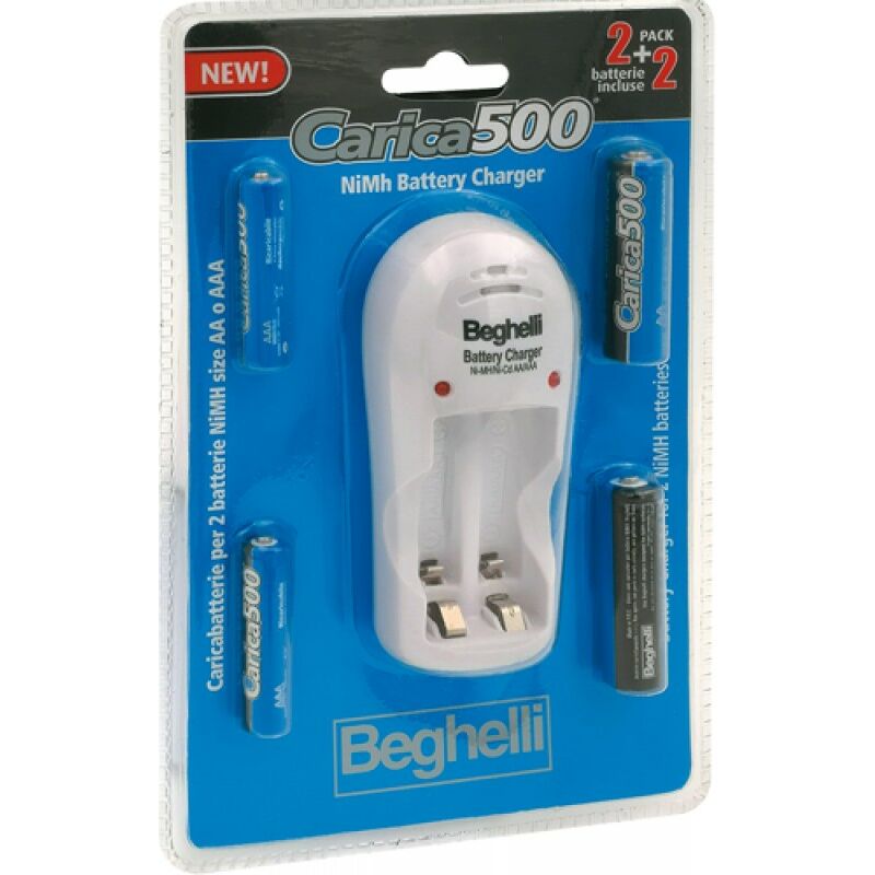 foto del prodotto caricabatterie per batterie ricaricabili mod. carica500 8850 beghelli