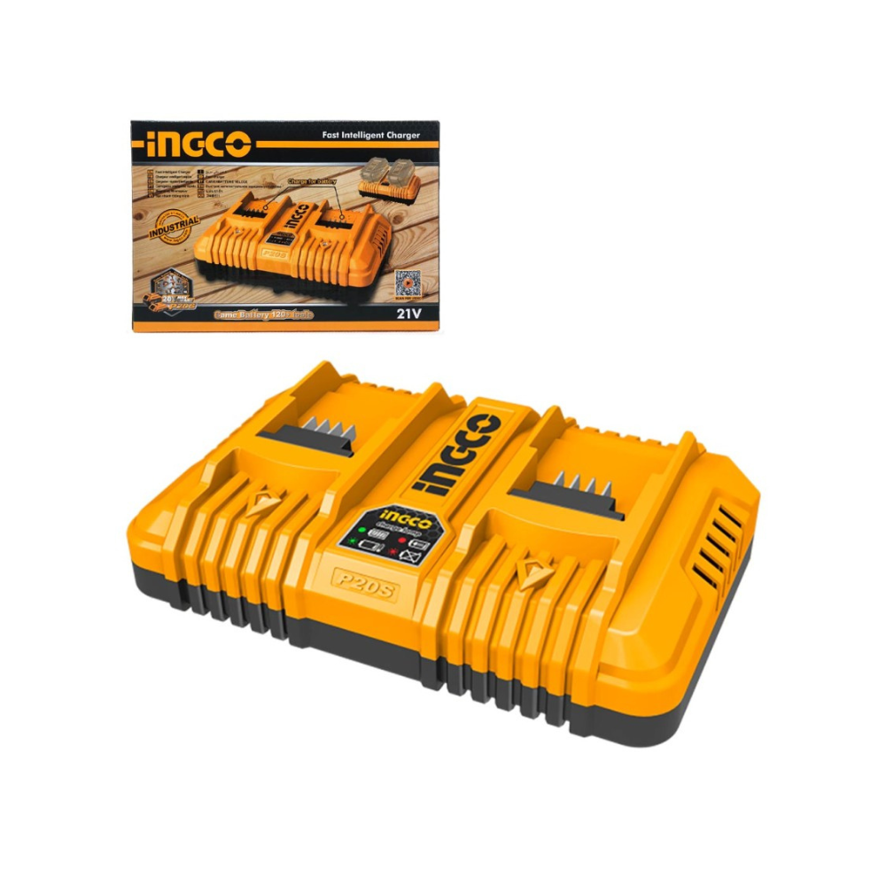 foto del prodotto caricabatterie portatile 4ah doppio ingresso ricarica rapida elettroutensili