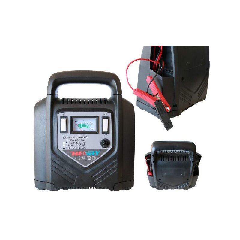 foto del prodotto caricabatterie portatile jump starter 6 12v 12a ampere per auto e moto bc 1212
