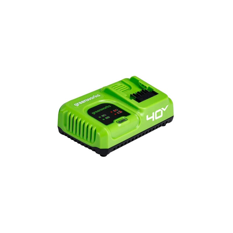 foto del prodotto caricabatterie rapido 40v 5,0ah greenworks g40uc5