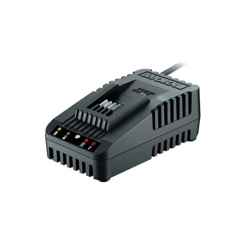 foto del prodotto caricabatterie rapido worx wa3880 per batteria al litio 20v tempo ricarica 2 ore