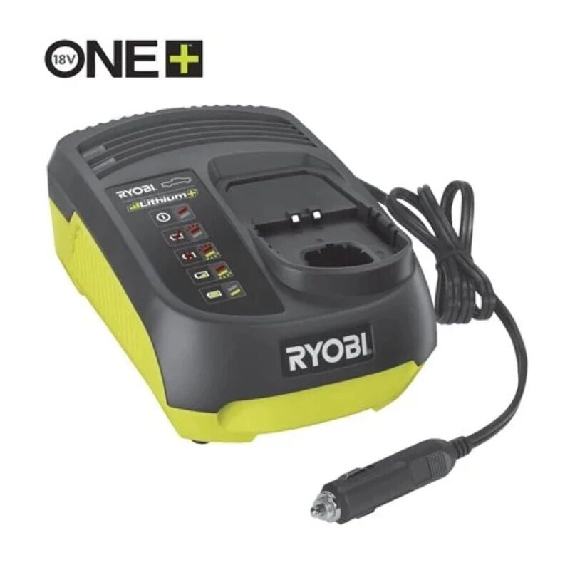 foto del prodotto caricabatterie singolo auto ryobi one rc18118c 18v