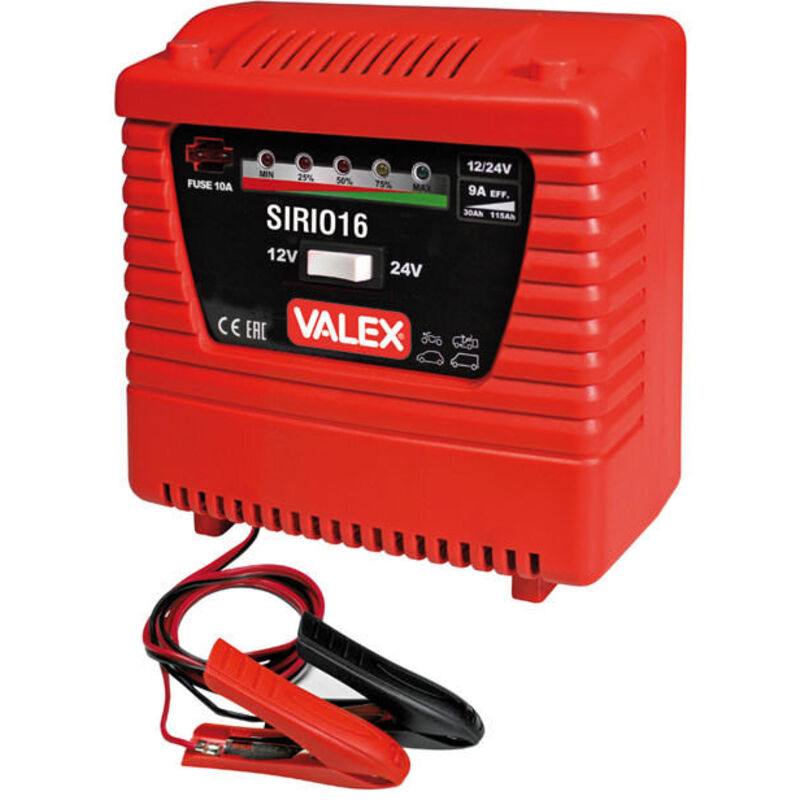foto del prodotto caricabatterie sirio 16 valex per batterie 12v 24v auto moto 6a 1851112