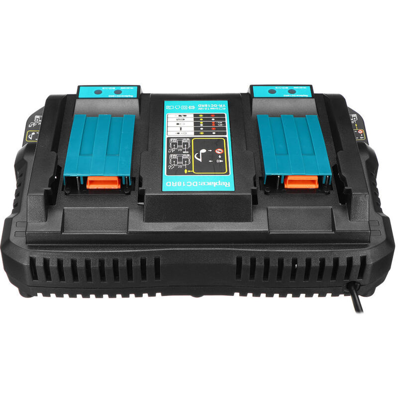 foto del prodotto caricabatterie sostitutivo dc18rc 3a per batteria agli ioni di litio makita da 14,4 v a 18 v bl1850b bl1850 bl1860b bl1830b caricabatterie con