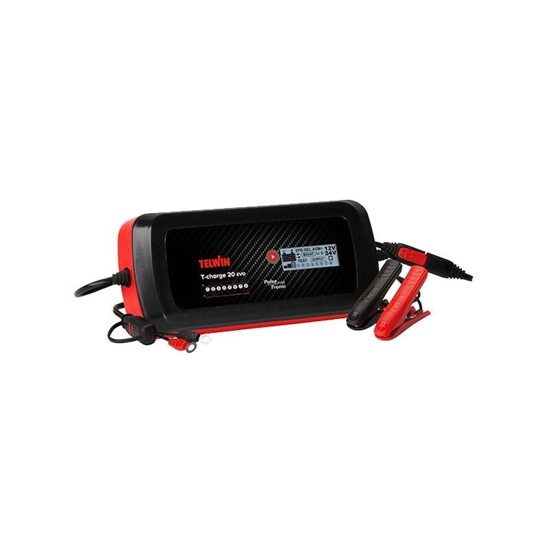 foto del prodotto caricabatterie tester telwin t charge 20 evo 807596