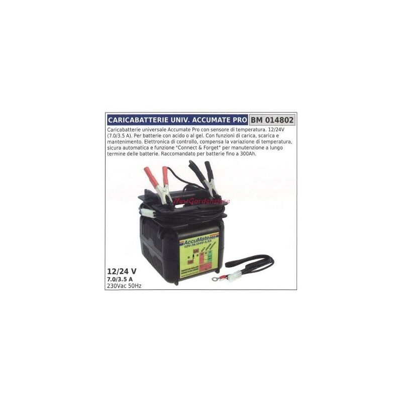 foto del prodotto caricabatterie universale accumate pro con sensore di temperatura 12 24v 014802