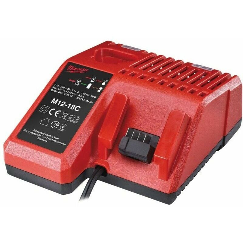 foto del prodotto caricabatterie universale m12 18c milwaukee