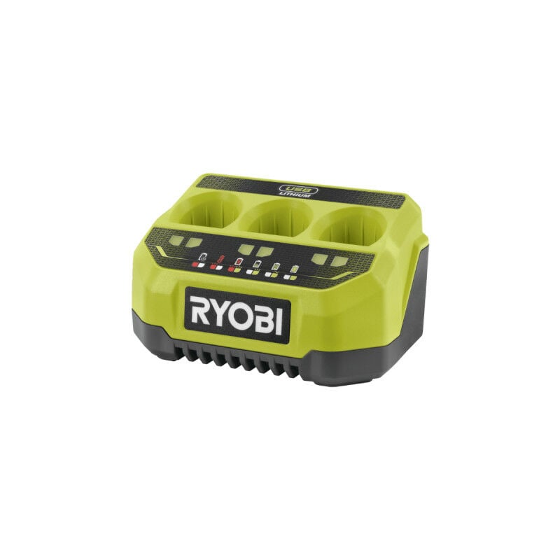 foto del prodotto caricatore sequenziale a 3 porte ryobi 4v usb litio 2,0ah rc43p
