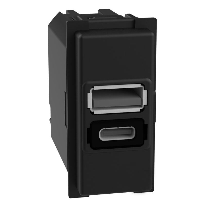 foto del prodotto caricatore usb bticino living now tipo a e c 1m k4191ac