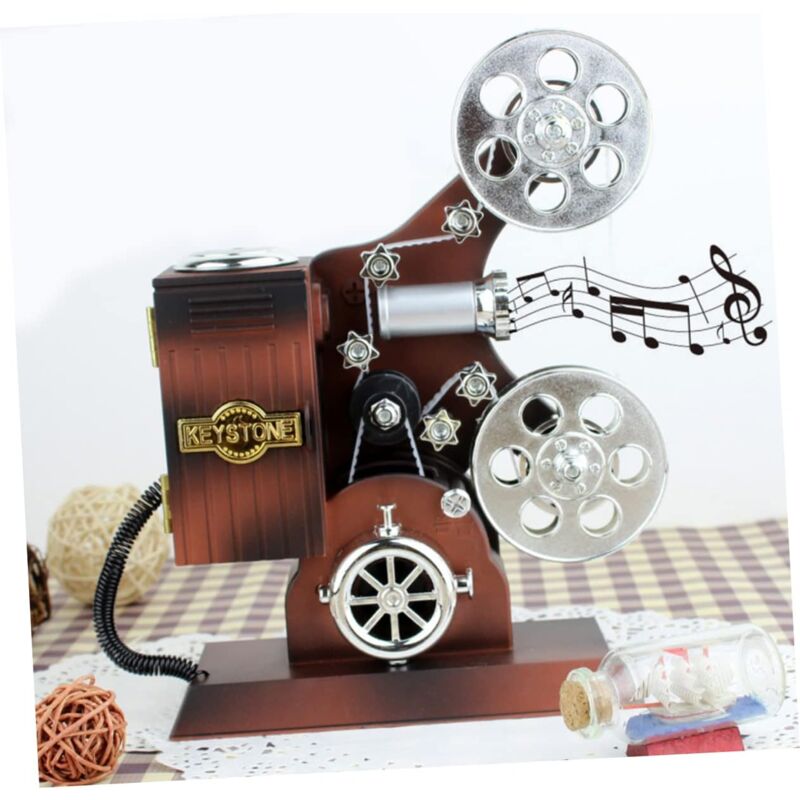 foto del prodotto carillon retr vintage per la casa per la decorazione del desktop carillon retr meccanico e creativo, modello di simulazione di ornamenti da tavolo