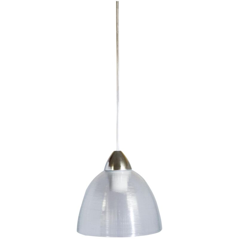 foto del prodotto carla sospensione e27 1 luce 20cm trasparente