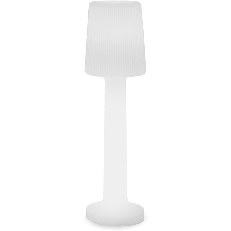 foto del prodotto carmen 165 cm di altezza. lampada da terra senza fili per interni ed esterni. luce led ricaricabile via usb. realizzata in spagna