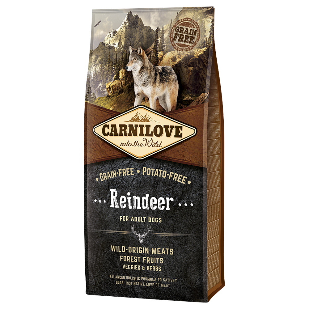 foto del prodotto carnilove adult renna crocchette per cani 12 kg