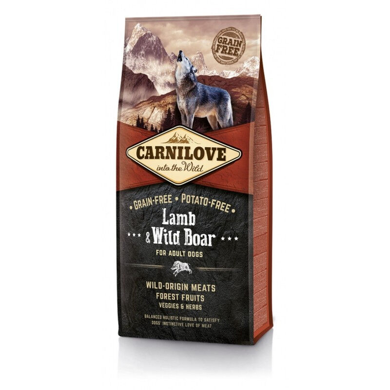 foto del prodotto carnilove canine adult lamb jabali 1,5 kg