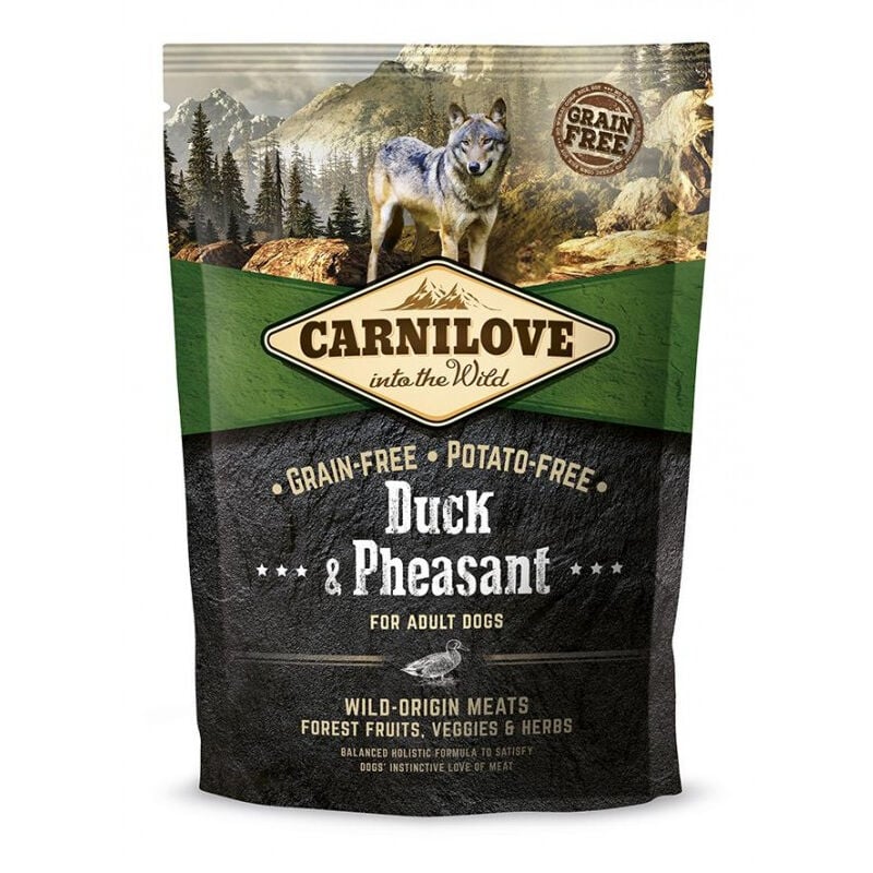 foto del prodotto carnilove canine adult pato faisan 1,5 kg