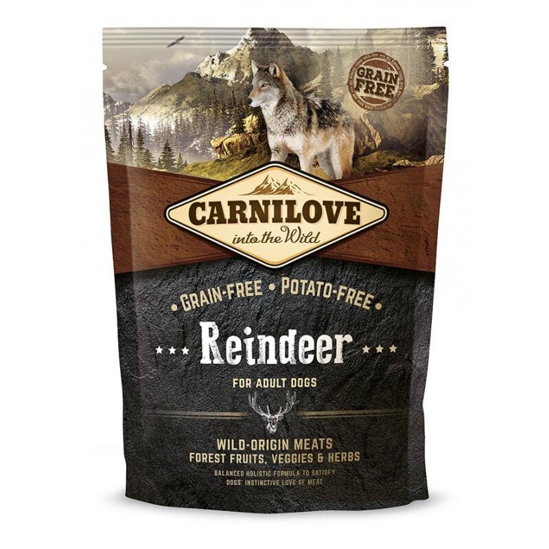 foto del prodotto carnilove canino per adulti reno 1,5 kg