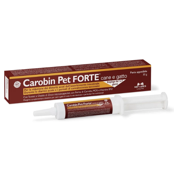foto del prodotto carobin pet forte pasta nbf lanes 30 gr 1 ordine scegli lo sconto bzr5 bzr20 200 punti fedelt integratori per cani
