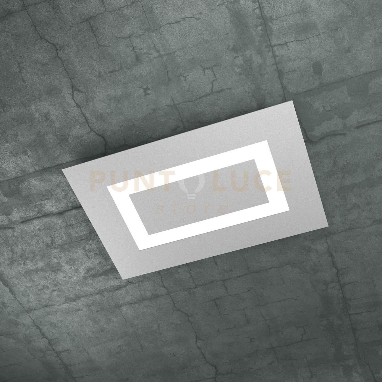 foto del prodotto carpet rettangolare piccola 4 luci grigio 1137 rp gr