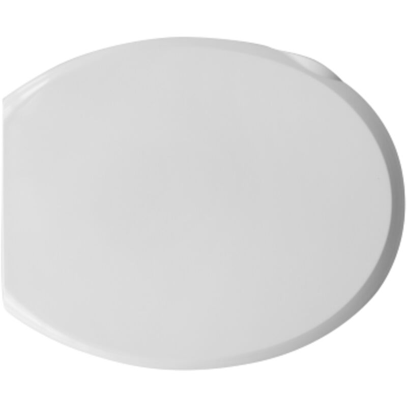 foto del prodotto carrara matta - sedile wc coprivaso per durolux vaso atlantico bianco 42-44 x 37 cm interasse cerniere in metallo 14,5-16,5 cm regolabili