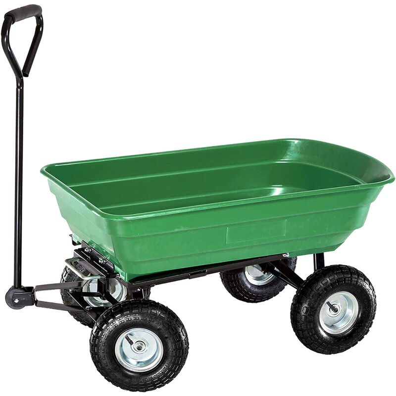 foto del prodotto carrellino da giardino ribaltabile tippy capacit vasca 75 lt