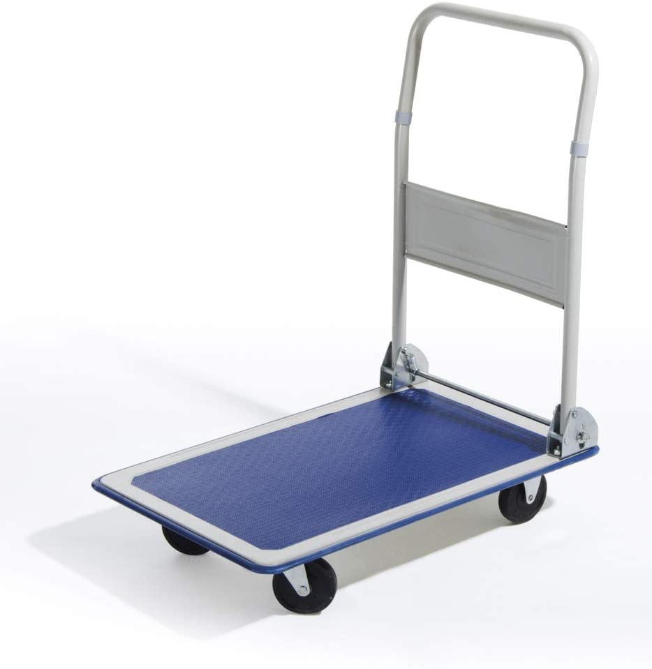 foto del prodotto carrello 4 ruote con pianale tuttofare pieghevole 150kg dim 83x74x48cm verdelook 80 2