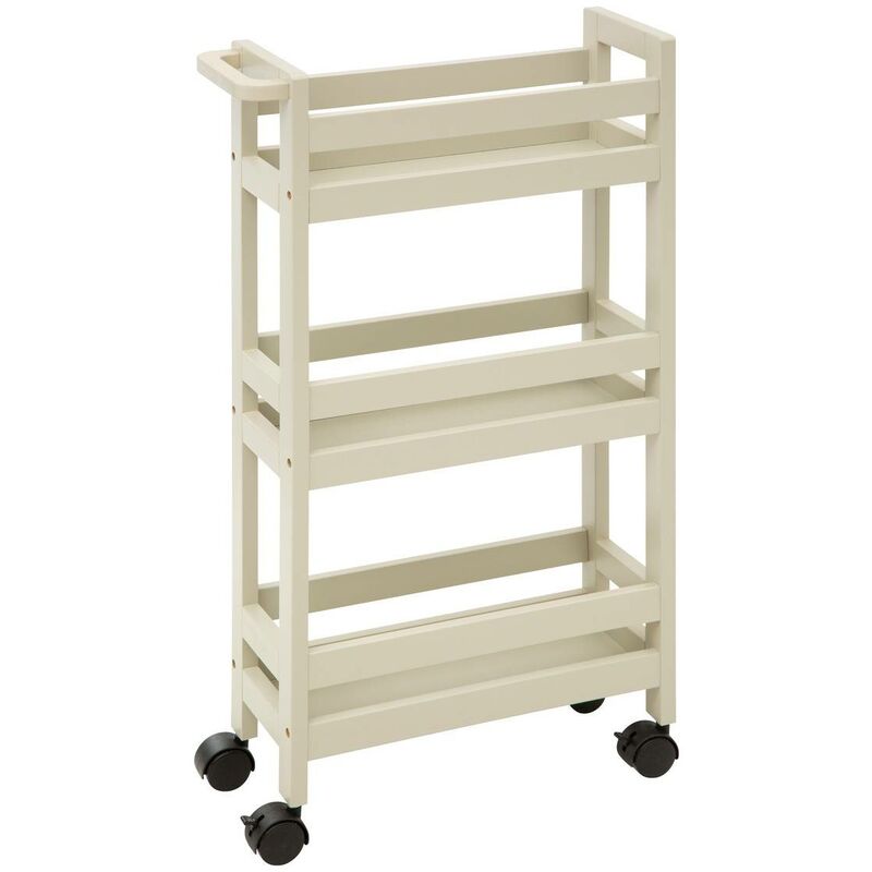 foto del prodotto carrello a 3 livelli colorama, beige naturale 5five