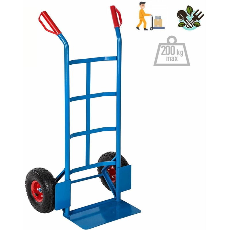 foto del prodotto carrello a mano portapacchi portata max 200 kg