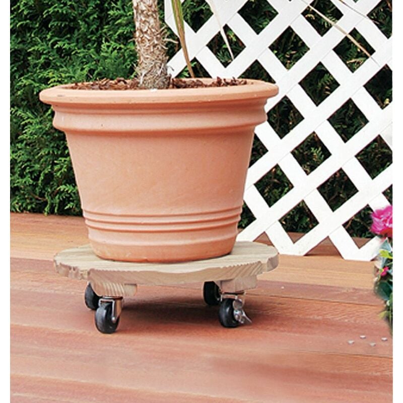 foto del prodotto carrello a rotelle tondo flora roll autoclave 35 cm nortene